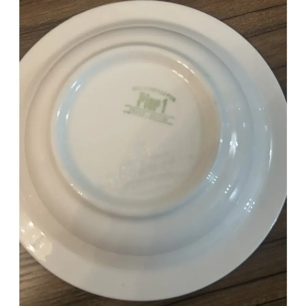 Pier 1 Imports Quadrifoglio Blue Chintz Soup Cereal Bowls Set of 2 Italy VTG